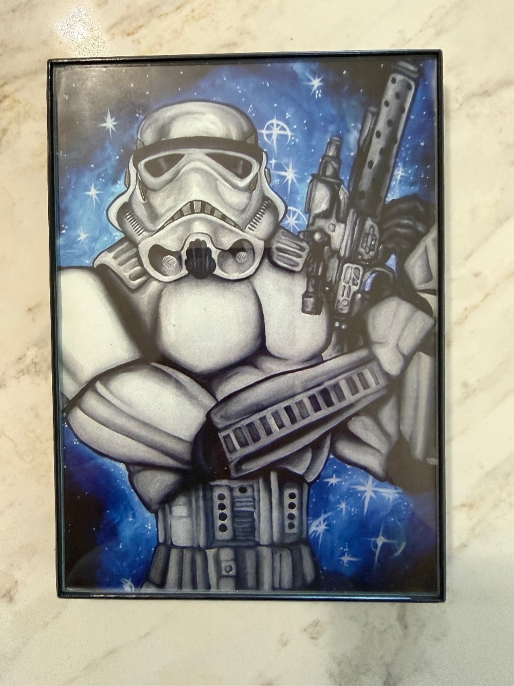 S T A R Wars Orig Framed Print